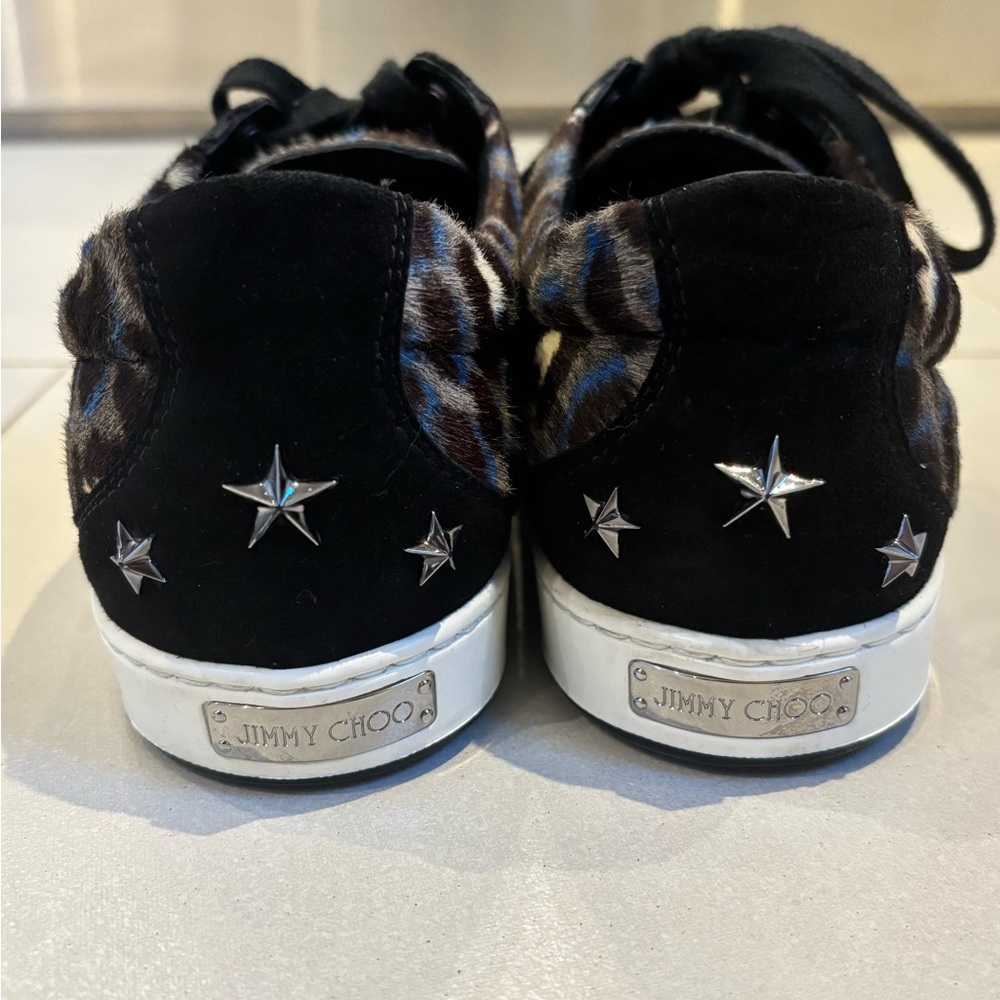Like New! Jimmy Choo Pony Hair Sneakers - Picture 4 of 9